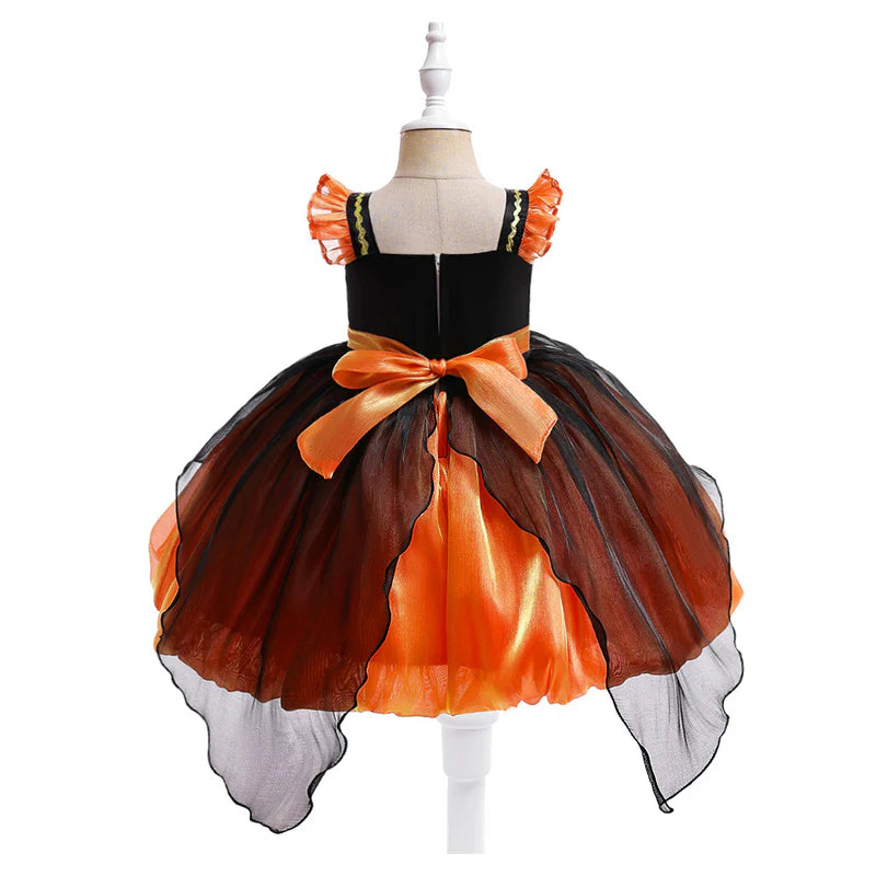 Kids Halloween Stage Costume – Princess Tulle Dress with Bow