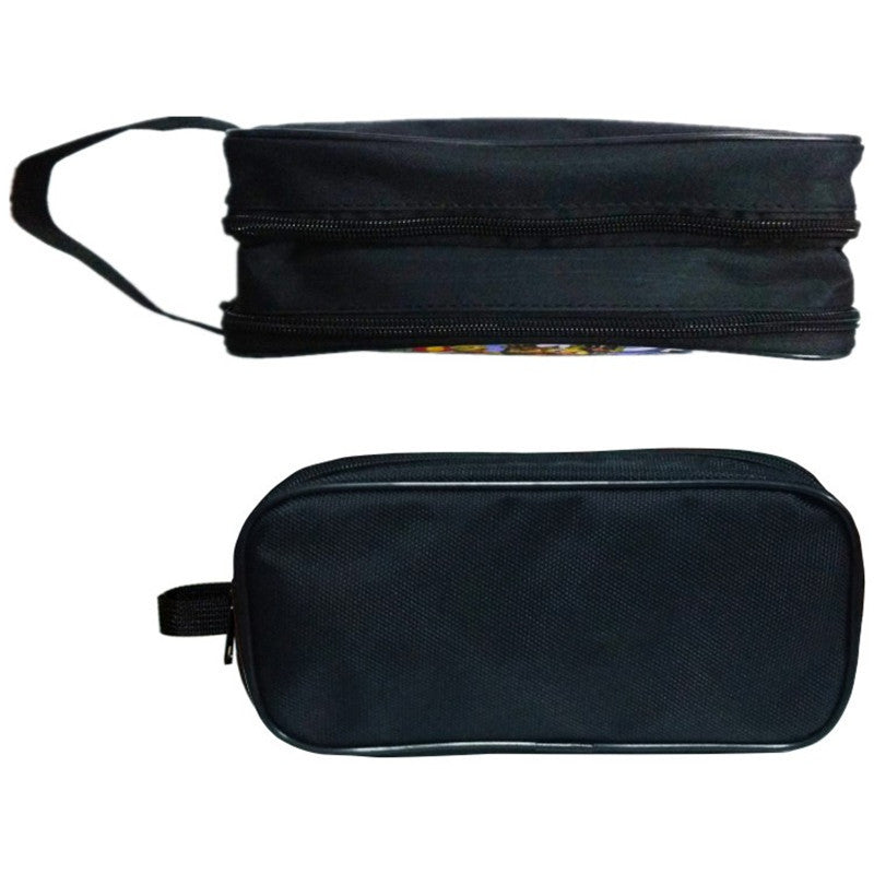 K-Pop Demon Hunters Pencil Case Large Capacity Double-Layer Student Pen Bag Trendy Stationery Organizer