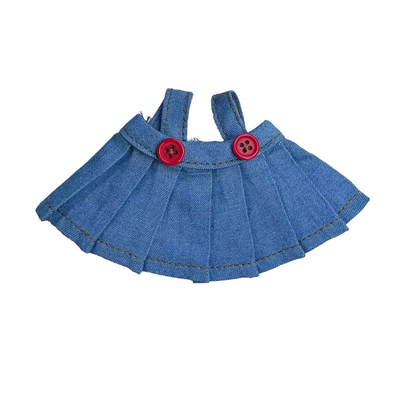 17cm Labubu Raincoat Swim Ring Skirt Changeable Costume
