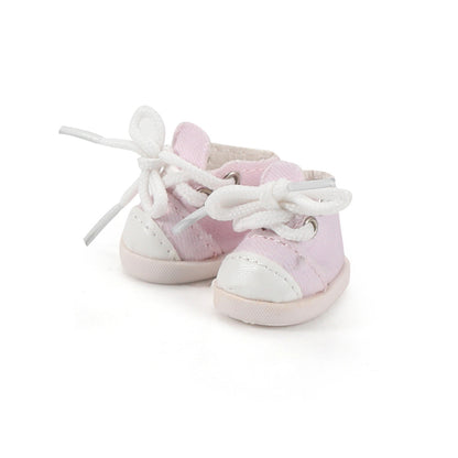 17cm Labubu Doll Lace Up Shoes Clothes Hanger Changeable
