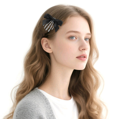 Girls Ghost Hand Bow Hair Clips Halloween Side Hairpin for Women
