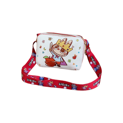 Labubu Printed Kids Crossbody Coin Purse – Lightweight Shoulder Bag for Girls & Boys