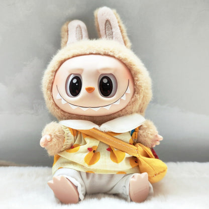 17cm Labubu Dress Up Set Outfit Changeable Costume