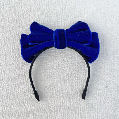Labubu Doll Bow Velvet Headband Elegant Hair Accessories