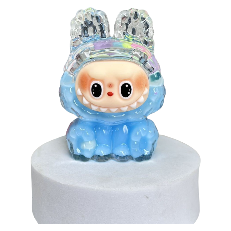Labubu Oil-Filled Liquid Sand Figure Desk Decor Toy