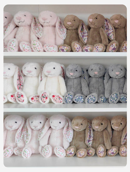 2026 Spring/Summer Easter Floral Plush Bunny Toy | Kids Gift & Easter Decoration