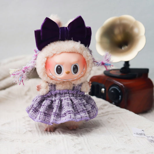 Labubu Doll Bow Velvet Headband Elegant Hair Accessories