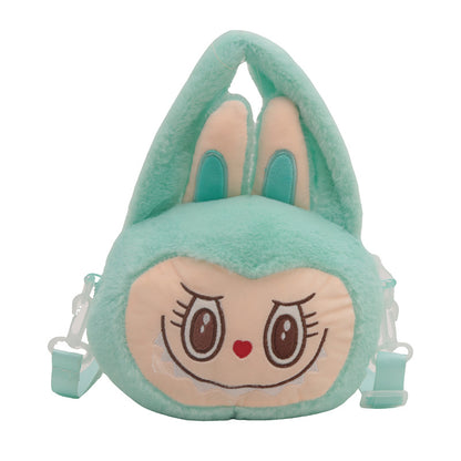 Labubu Plush Cartoon Soft & Adorable Crossbody Bag Girls