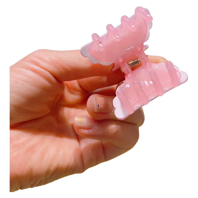 Wholesale Pack Plastic Labubu Small Cartoon Hair Claw Clip Cute Shark Clip Accessory