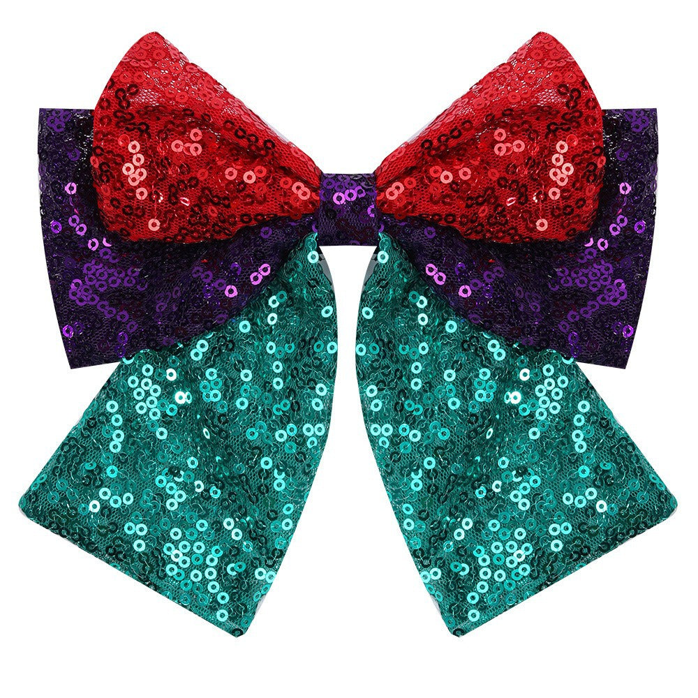 Big Glitter Bow Hair Clip Girls Sparkly Princess Hair Accessories