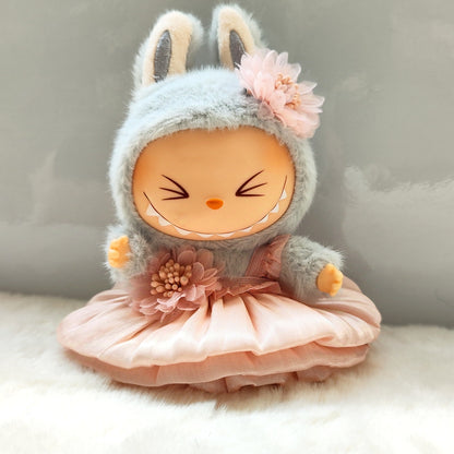 17cm Labubu Dress Up Set Outfit Changeable Costume