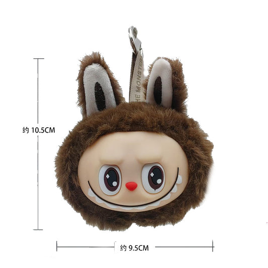Lalububu Plush Keychain Cute Bag Car Key Accessory 4 Colors