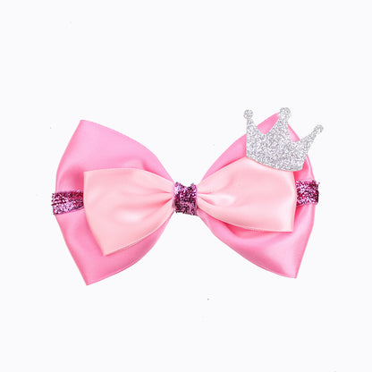Halloween Witch Print Green Pink Black Hair Clips Bow Hairpins Girls