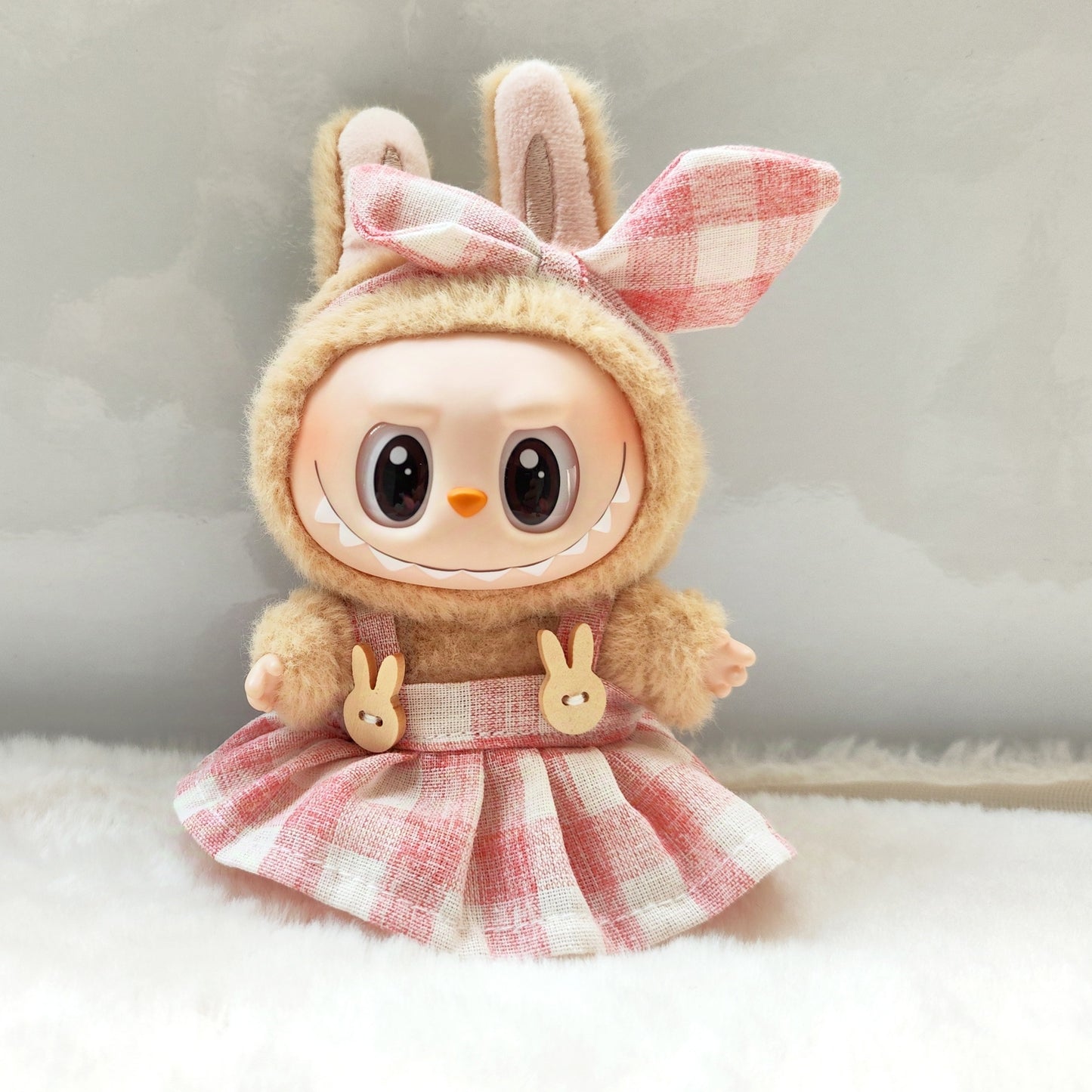 17cm Labubu Dress Up Set Outfit Changeable Costume
