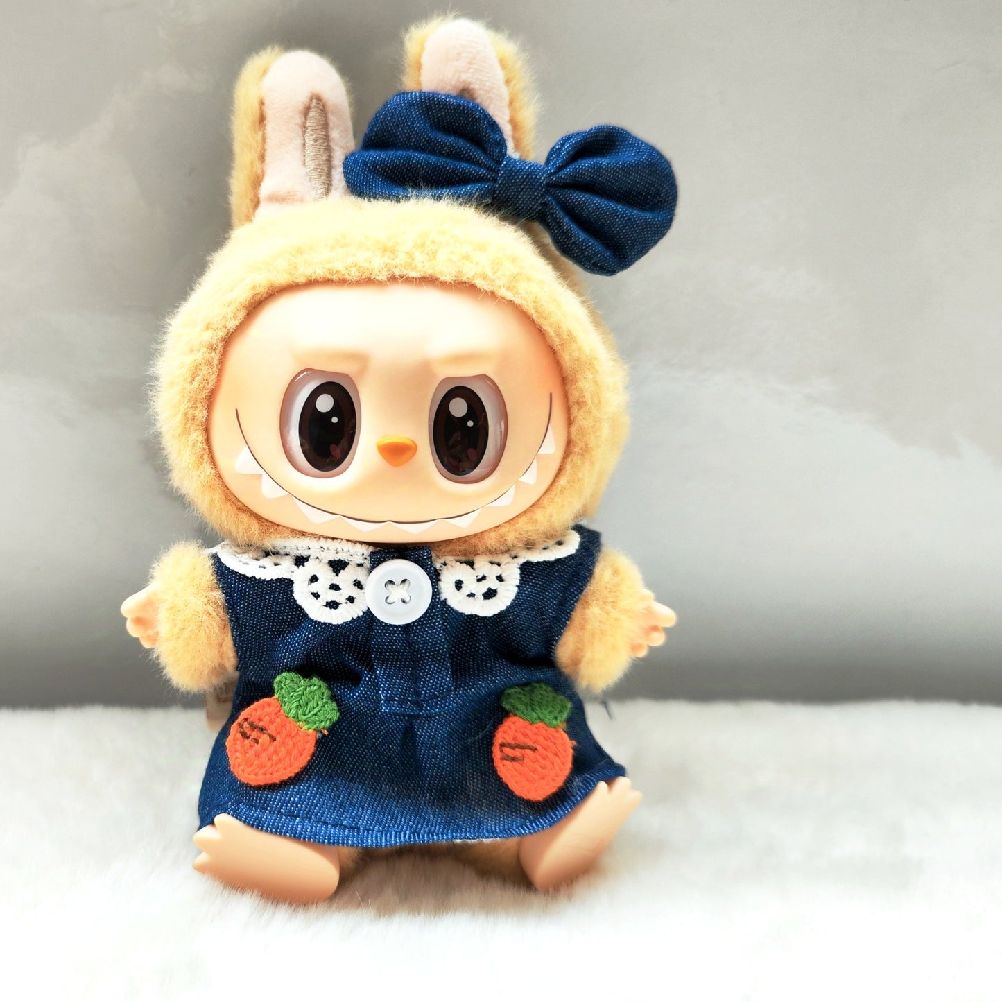 17cm Labubu Dress Up Set Outfit Changeable Costume