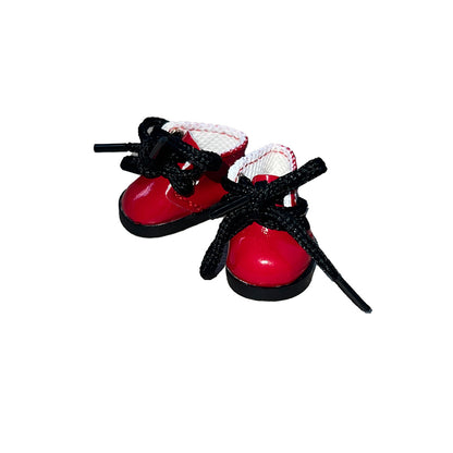 17cm Labubu Doll Lace Up Shoes Clothes Hanger Changeable