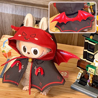 Labubu Harlequin Little devil Cowboy Sheriff Explorer Dress Up Changeable Costume