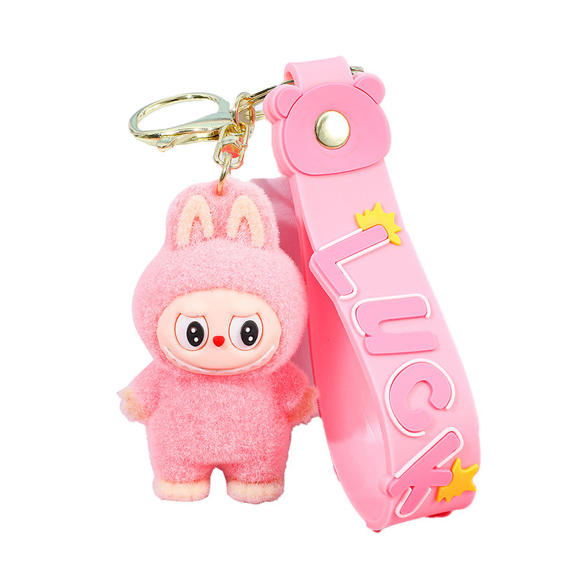 Labubu Silicone Keychain With Various Character Designs