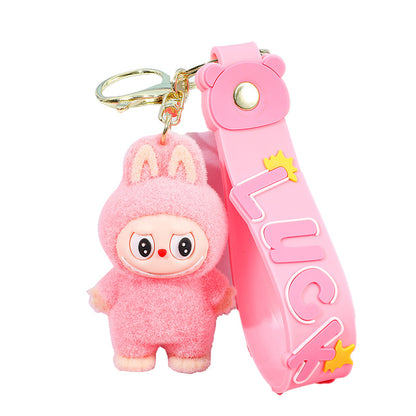 Labubu Silicone Keychain With Various Character Designs