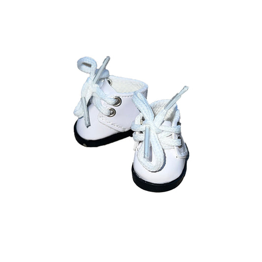 17cm Labubu Doll Lace Up Shoes Clothes Hanger Changeable