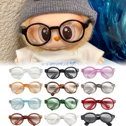 17cm Labubu Doll Dress Up Costume Glasses Accessories