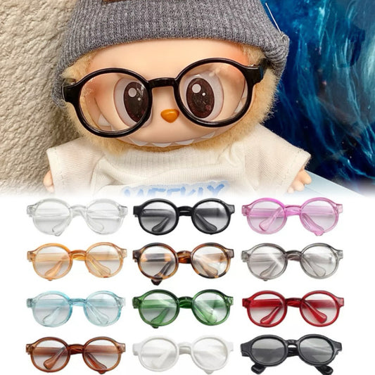 17cm Labubu Doll Dress Up Costume Glasses Accessories