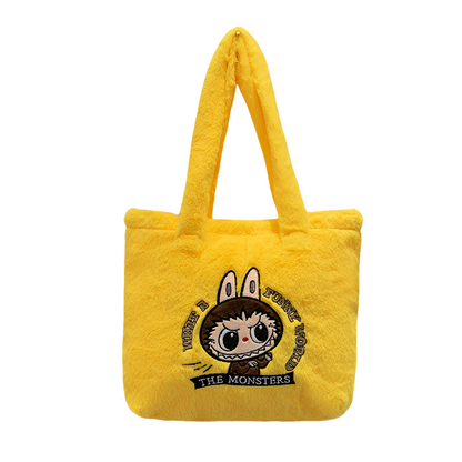Labubu Plush Cartoon Tote Bag Soft & Adorable Handbag