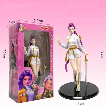 Demon Hunter Rumi Action Figure K-POP Inspired Desk Display Collectible (Blister Pack)