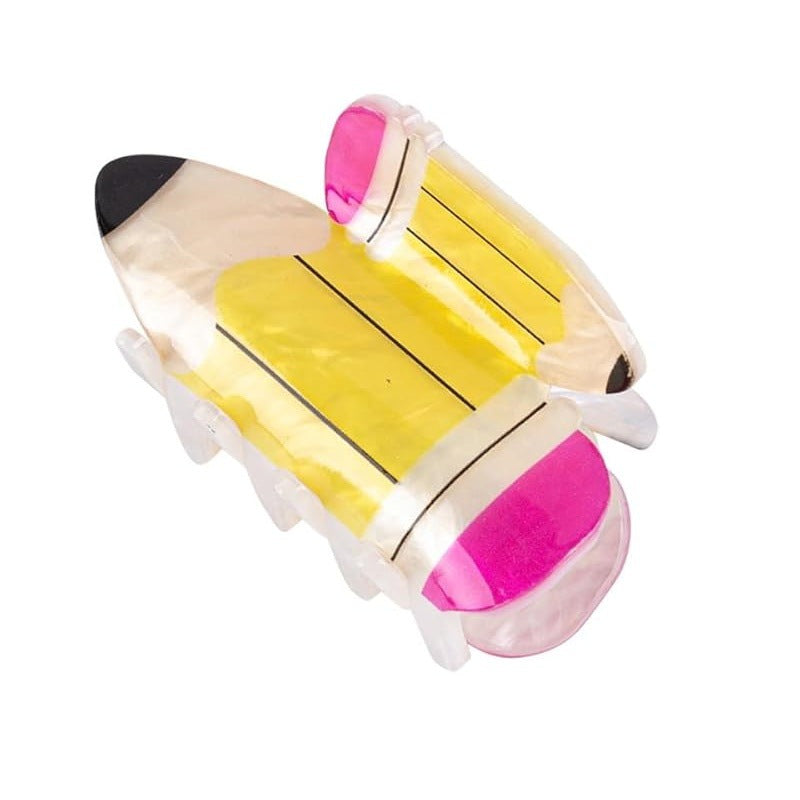 Cute Apple & School Bus Hair Claw Clips – Back-to-School Cartoon Hair Accessories