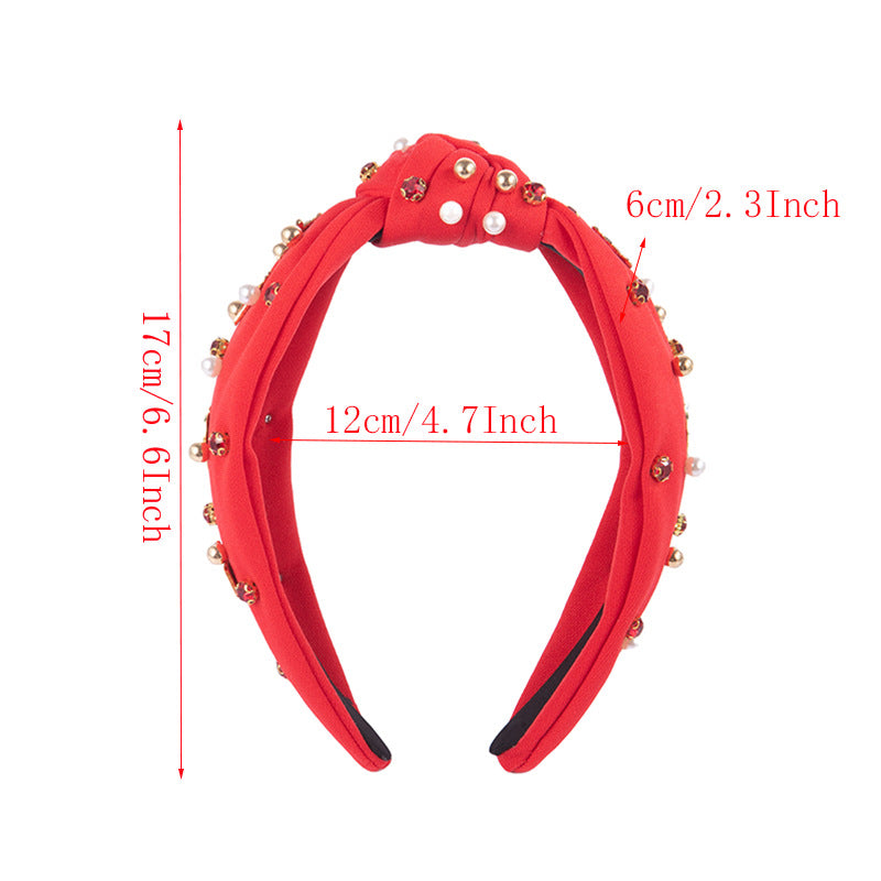 Patriotic Vibrant Knot Headband Flag Hair Accessory