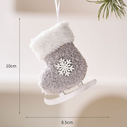 Cozy Pastel Christmas 2025 Plush Ornaments Handmade-Style Gnomes & Snowmen Socks for Holiday