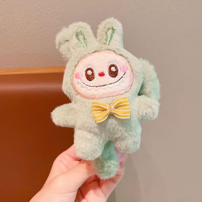 Fall Winter Cute Labubu Cartoon Plush Hair Claw Clip – Fluffy Back-of-Head Barrette