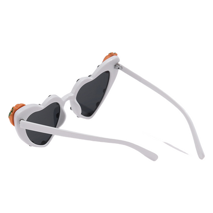 Halloween Heart-Shaped Sunglasses Cute Devil Pumpkin & Skull Shades