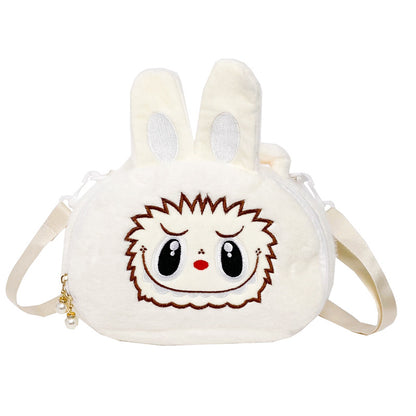 Labubu Soft PlushCute Character Doll Crossbody Bag