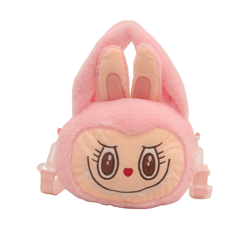 Labubu Plush Cartoon Soft & Adorable Crossbody Bag Girls