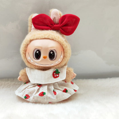 17cm Labubu Dress Up Set Outfit Changeable Costume