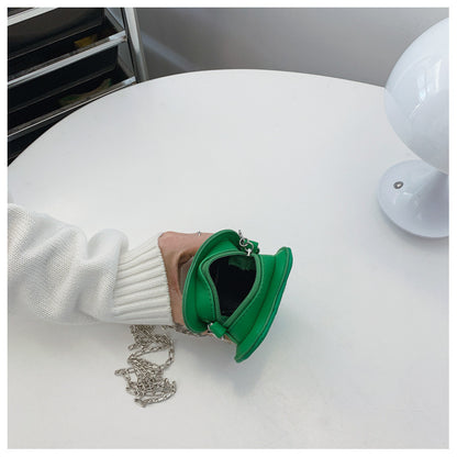 Kids Valentine’s Day Heart-Shaped Crossbody Bag – Quilted Mini Purse with Chain Strap