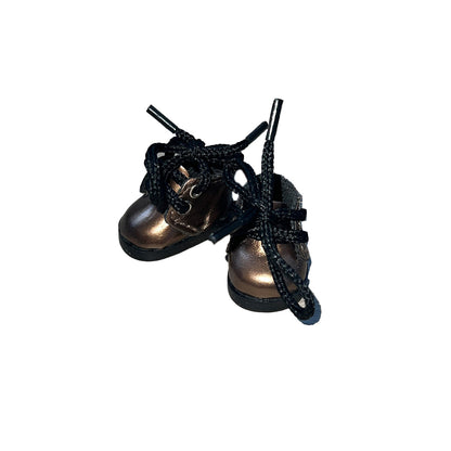 17cm Labubu Doll Lace Up Shoes Clothes Hanger Changeable