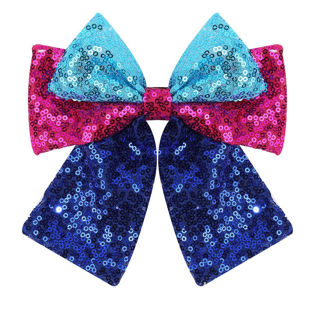 Big Glitter Bow Hair Clip Girls Sparkly Princess Hair Accessories