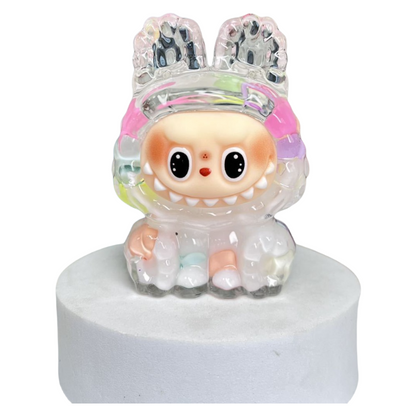 Labubu Oil-Filled Liquid Sand Figure Desk Decor Toy