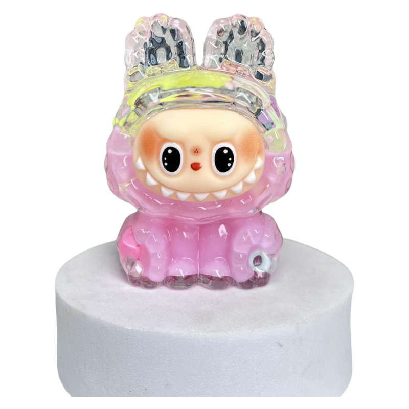 Labubu Oil-Filled Liquid Sand Figure Desk Decor Toy