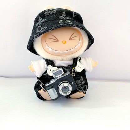 17cm Labubu Doll Clothes Outfit Dress Up Changeable Costume