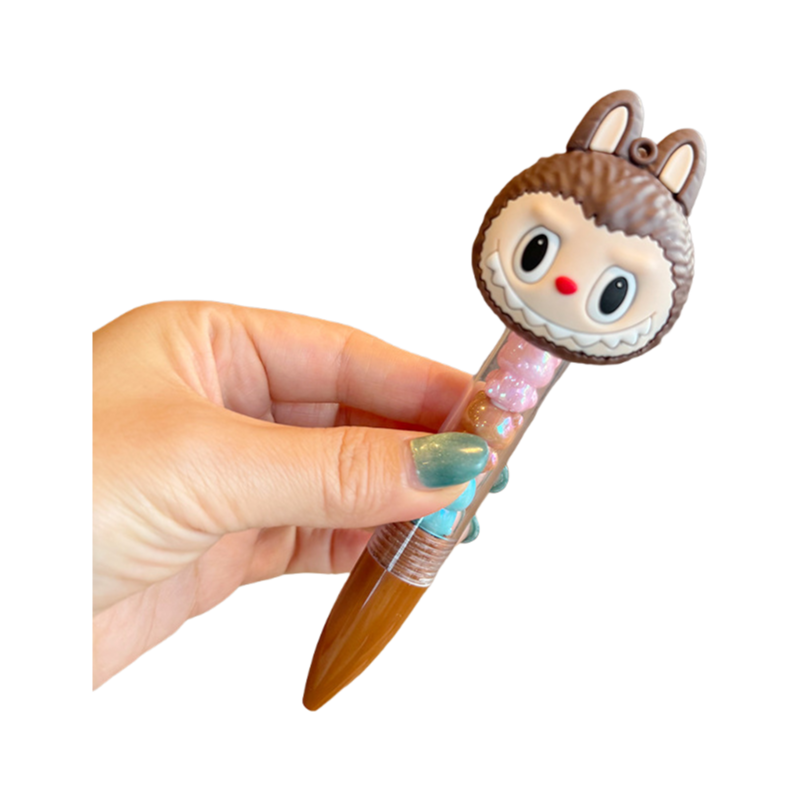 Silicone Decorative Ballpoint Pens Multi-Color Options, Cute Stationery for School & Office