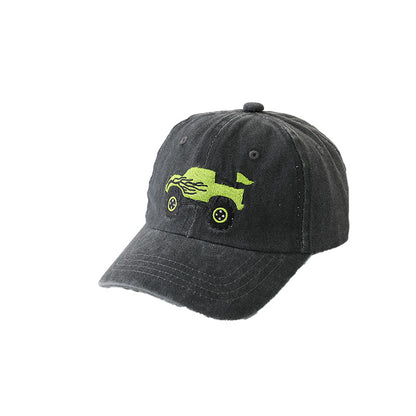 Toddler Truck Embroidery Baseball Cap Soft Cotton 7 Color