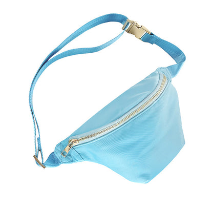 Sport Waist Pack Nylon Waterproof Crossbody Bag Pastel