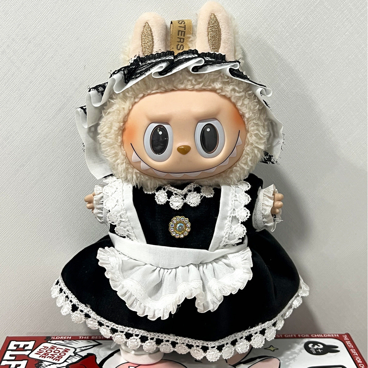 17cm Labubu Doll Clothes Outfit Dress Up Changeable Costume