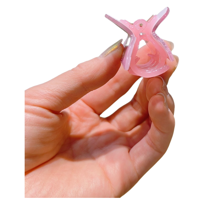 Wholesale Pack Plastic Labubu Small Cartoon Hair Claw Clip Cute Shark Clip Accessory