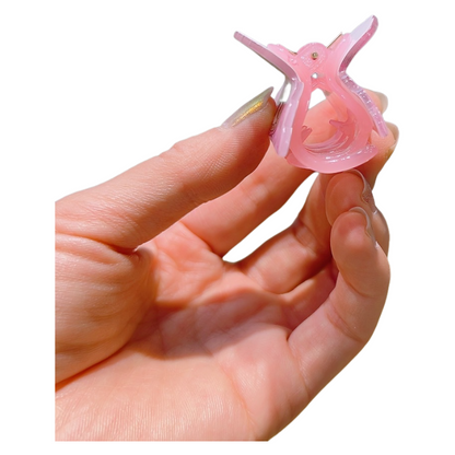 Wholesale Pack Plastic Labubu Small Cartoon Hair Claw Clip Cute Shark Clip Accessory