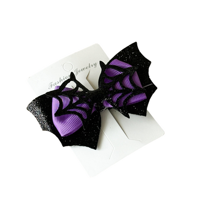 Halloween Hair Clips Pumpkin Witch Hat Spider Bat Monster Headpieces Mesh Party Accessories