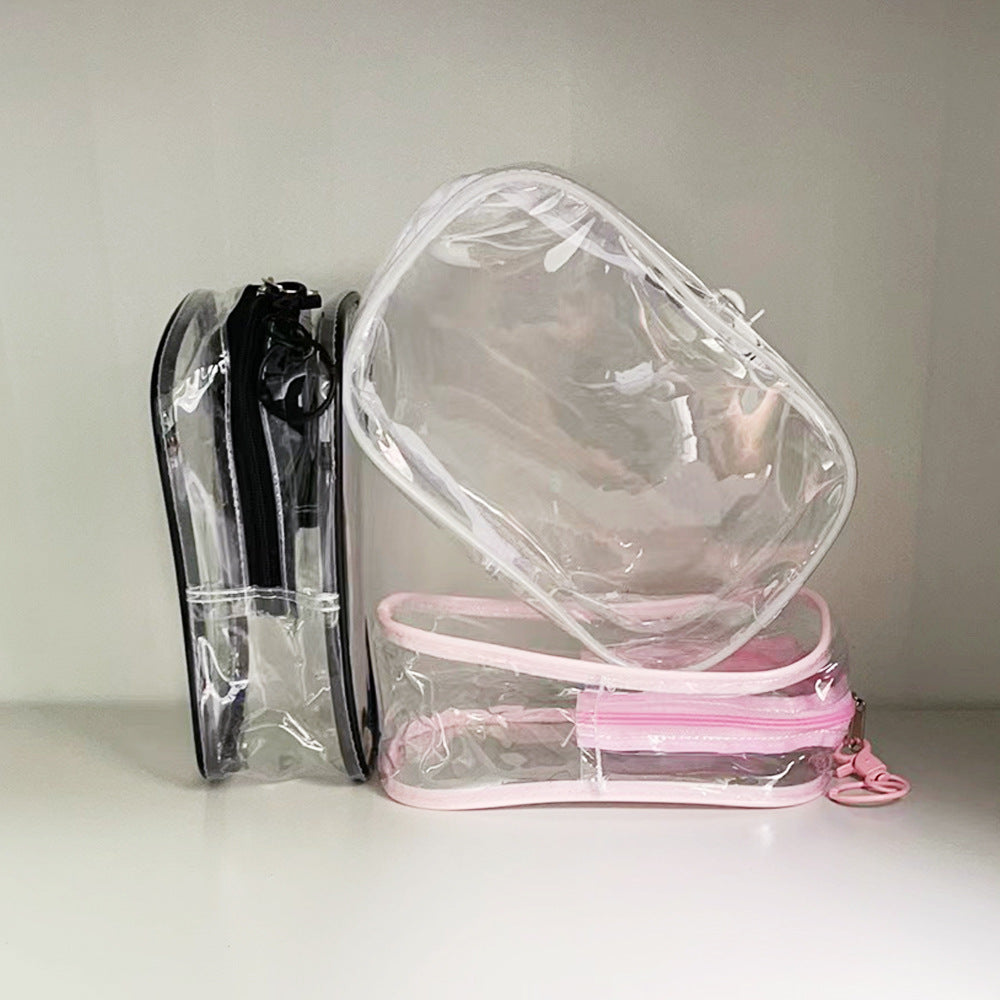 Labubu Dust-Proof Storage Case Clear PVC Doll Carrier Bag for Collectible Display & Travel